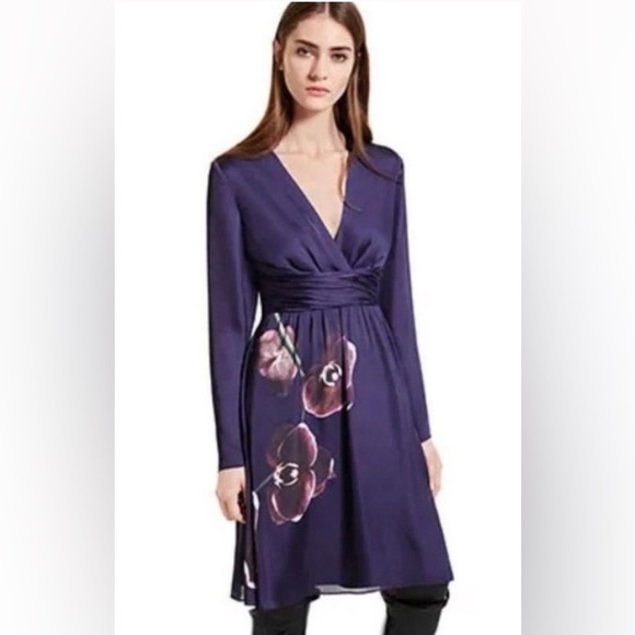 ALTUZARRA for Target Sz 16 Dress Orchid Criss Cross Bodice Gathered Skirt NEW - Picture 1 of 13